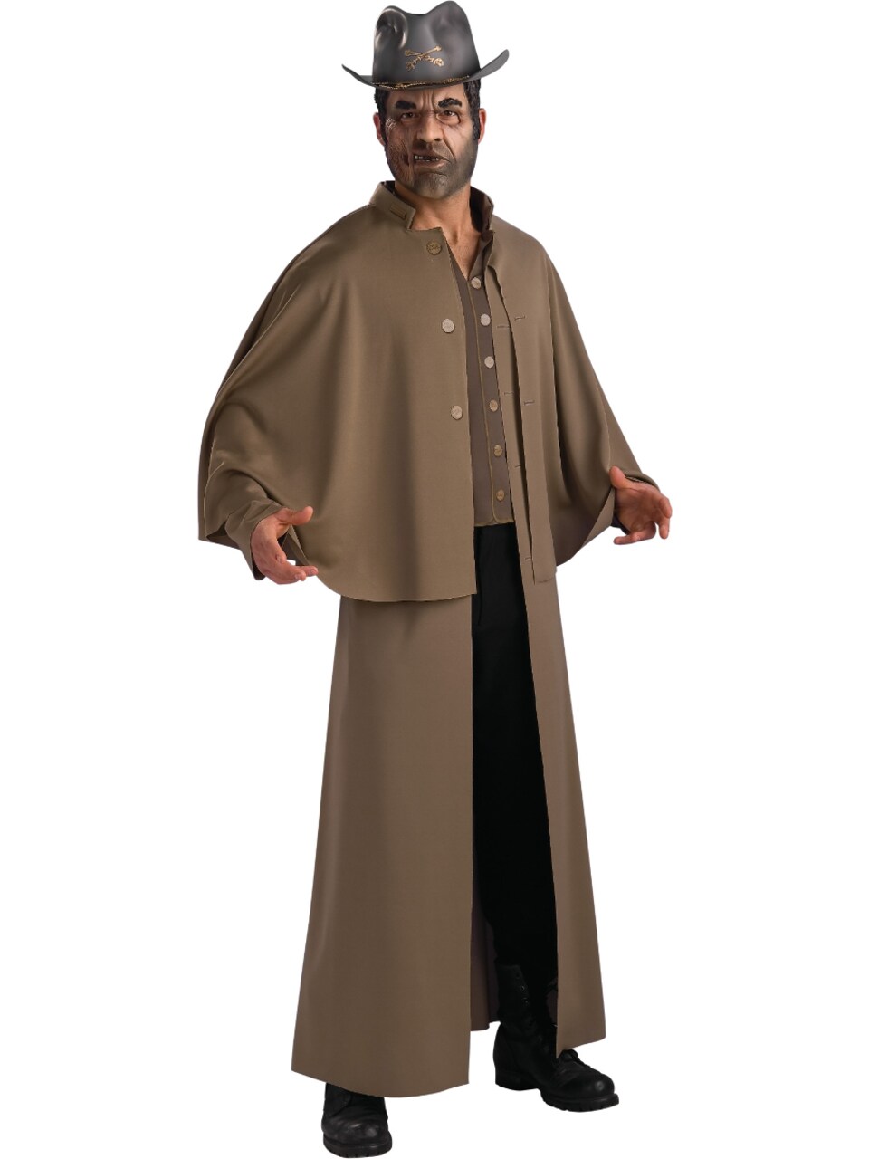 Mens Large Deluxe Jonah Hex Southern Civil War Soldier Costume